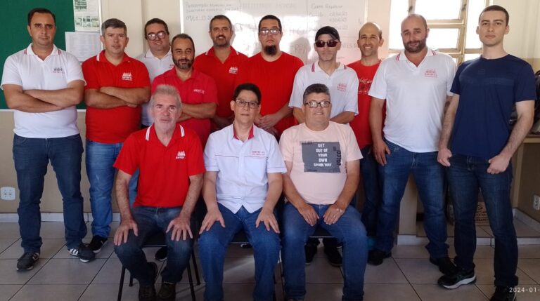 Cerimônia de posse da nova diretoria SINTEF-CL. Mandato 2024/2029